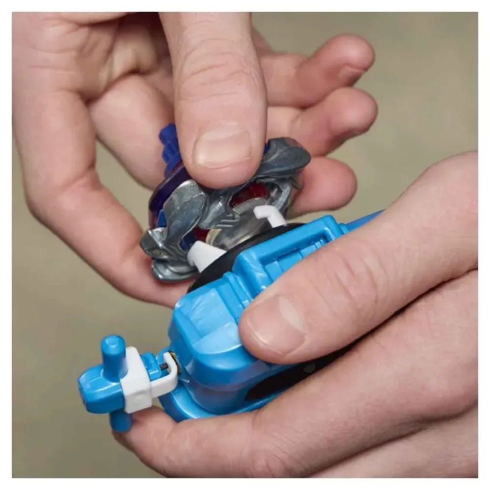 BeyBlade Bey GEN 4 DLX Launcher And Top Cobalt Dragoon4