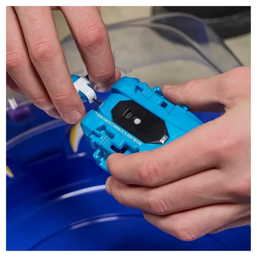 BeyBlade Bey GEN 4 DLX Launcher And Top Cobalt Dragoon5