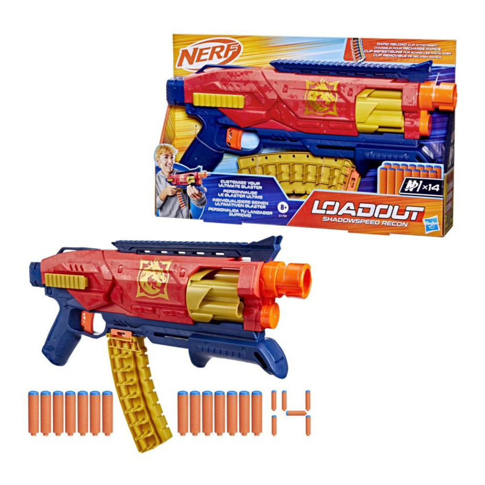 Nerf Lanzador Loadout ShadowSpeed Recon 14 Dardos2