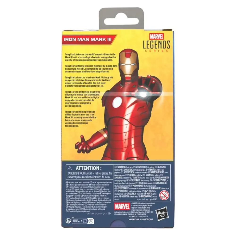 Figura De Acción Marvel Legends - Iron Man Mark III4