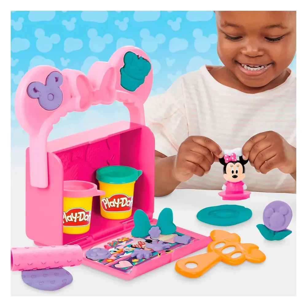 Play Doh Set de Juego Disney Jr Para Llevar Minnie3