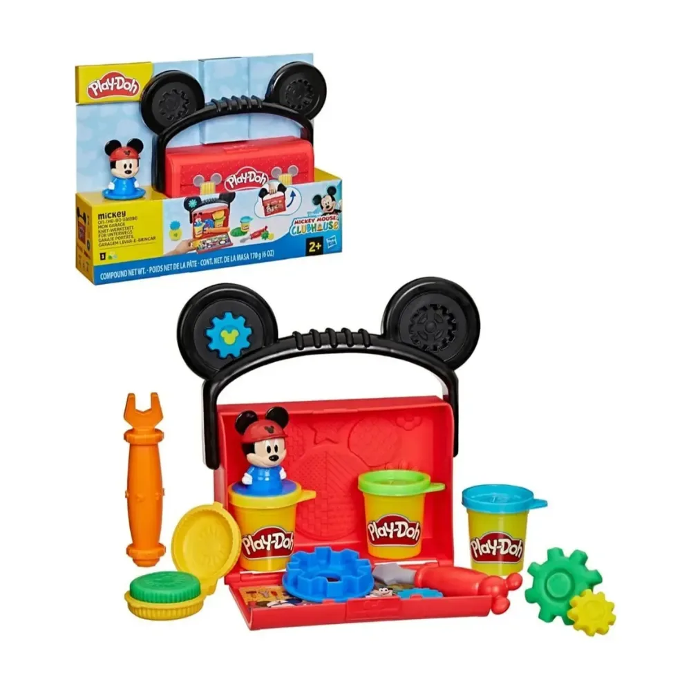 Play Doh Set de Juego Disney Jr Para Llevar Mickey2