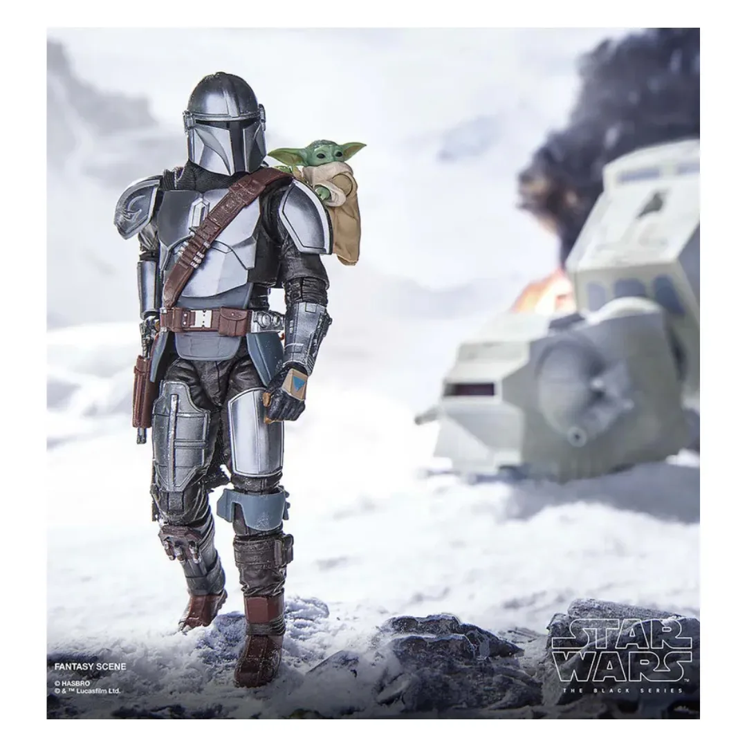 Star Wars la película The Black Series The Mandalorian & Grogu Figura2