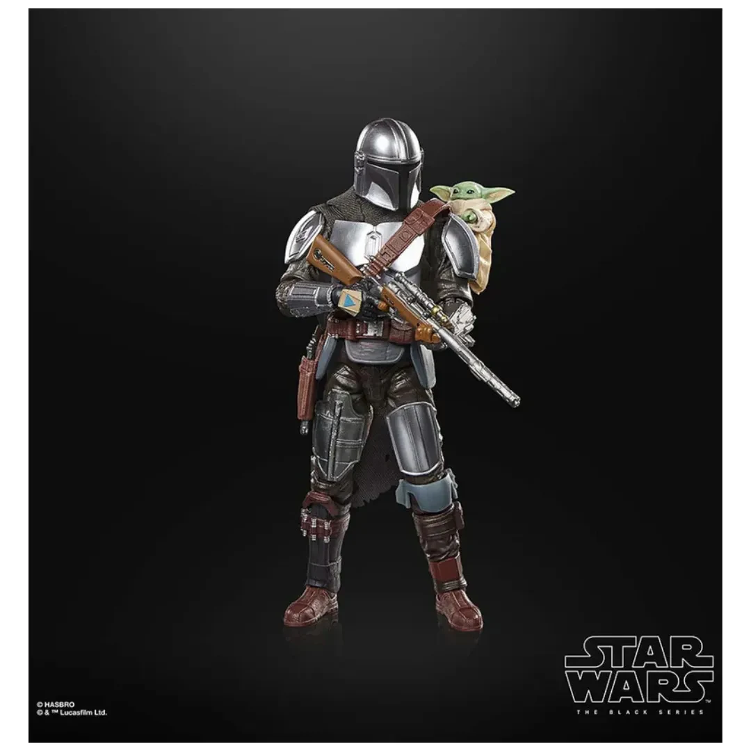 Star Wars la película The Black Series The Mandalorian & Grogu Figura2