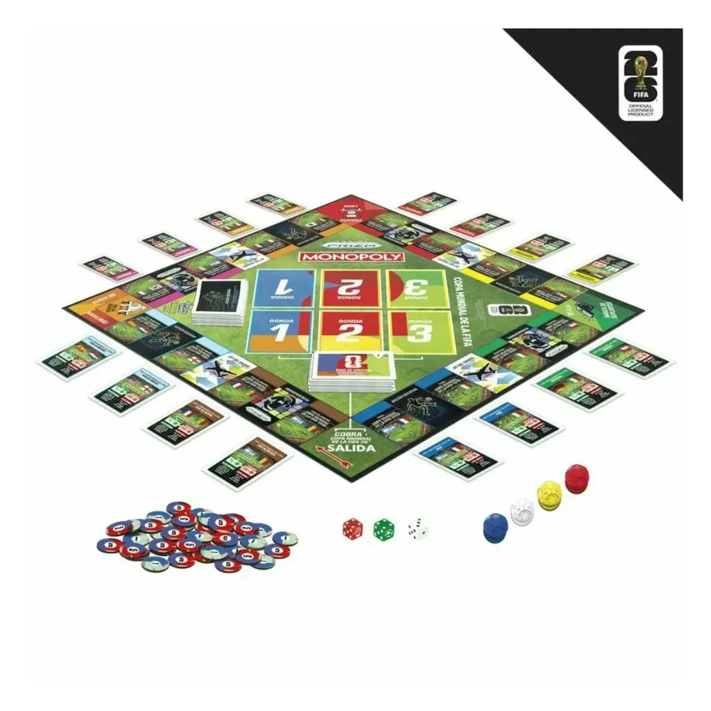 Juego De Mesa Monopoly FIFA Edition Copa Mundial4
