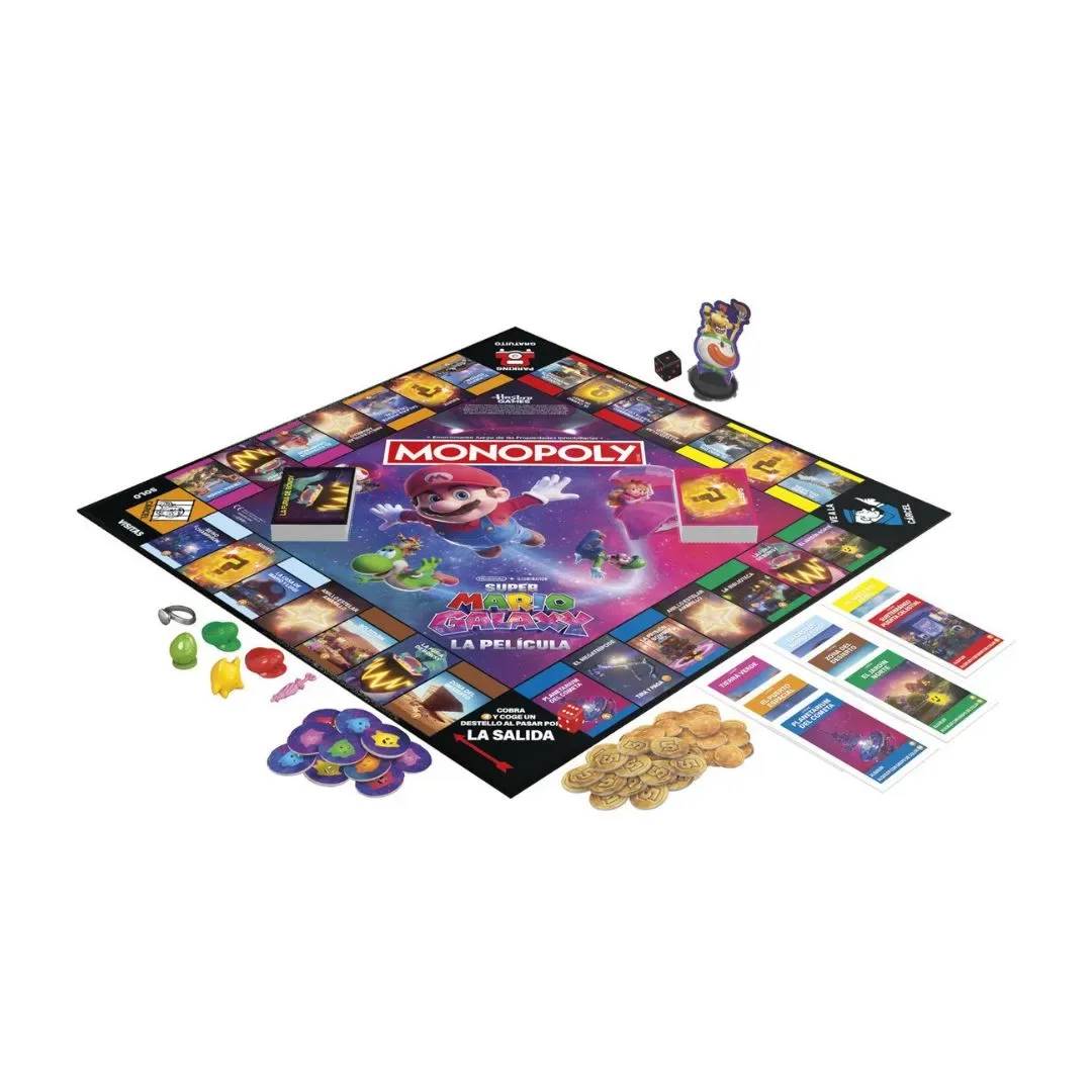 Monopoly Super Mario Galaxy La Película Juego de Mesa4