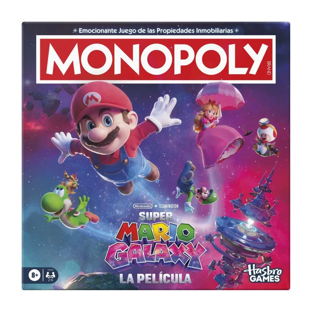 Monopoly Super Mario Galaxy La Película Juego de Mesa5
