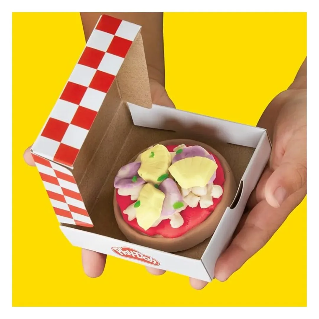 Play-Doh Pizza Oven Playset Refresh con 6 Botes de plastilina y 8 Accesorios4