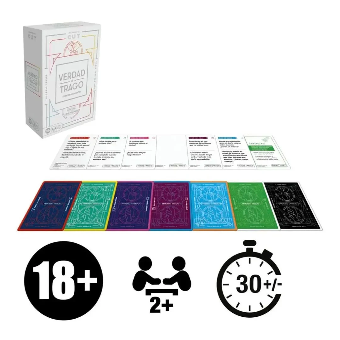 Juego de mesa Hasbro Games Verdad o Trago 3era edición1
