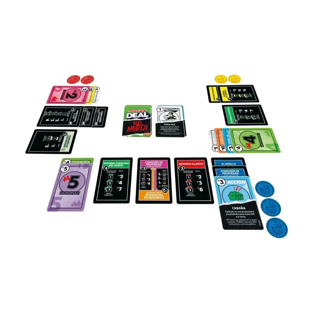 Monopoly Deal No Mercy Juego De Mesa3