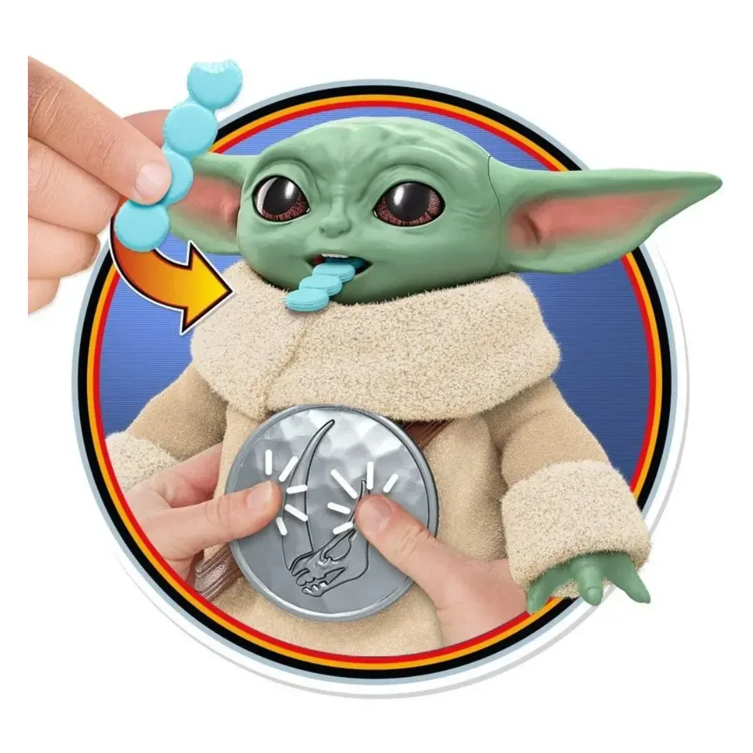 Figura de Acción Star Wars la película Grogu merendando4