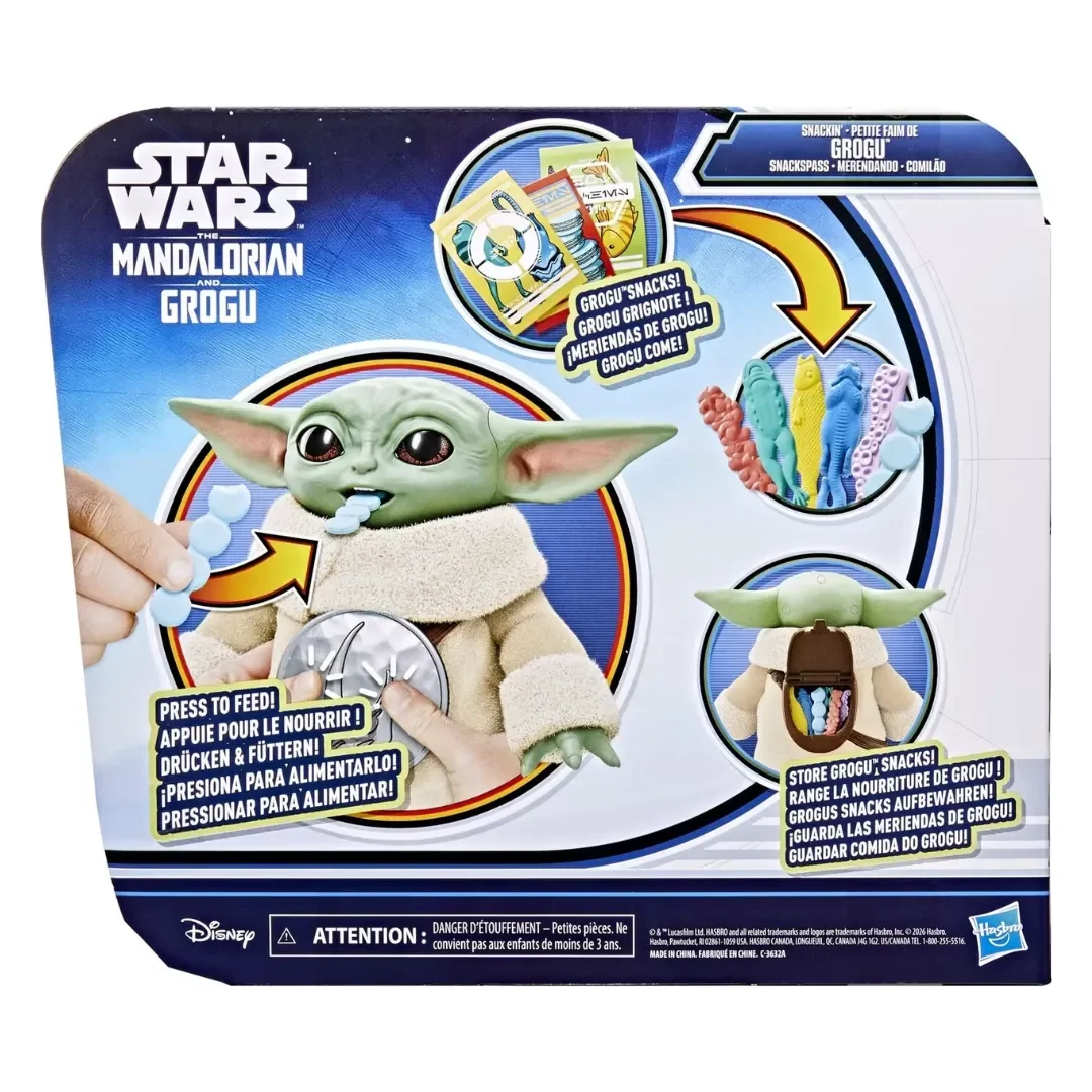 Figura de Acción Star Wars la película Grogu merendando5