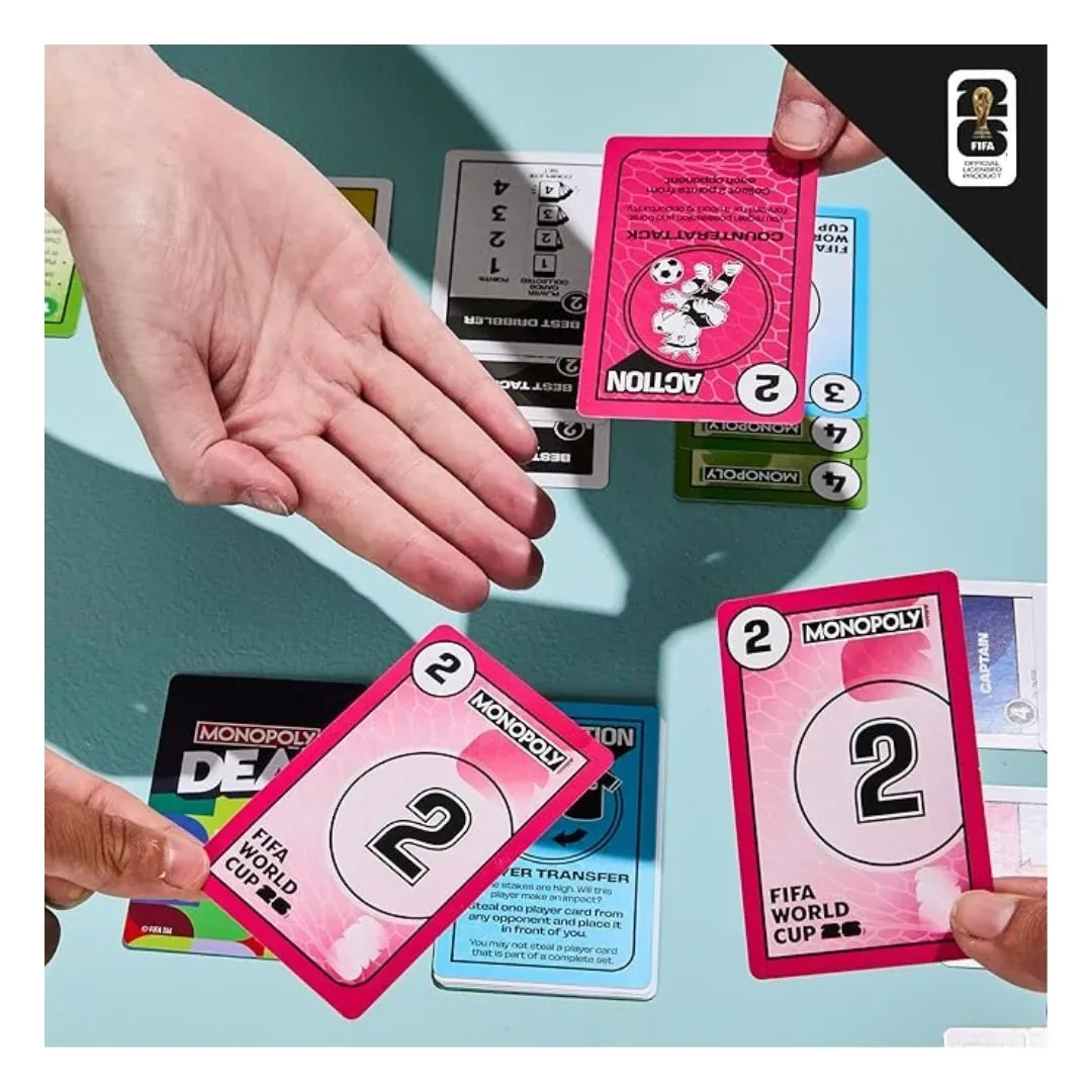 Monopoly Deal Fifa World Cup 2026 - Juego de cartas Copa Mundial2