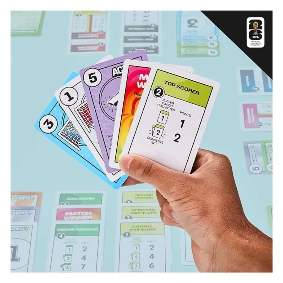 Monopoly Deal Fifa World Cup 2026 - Juego de cartas Copa Mundial4