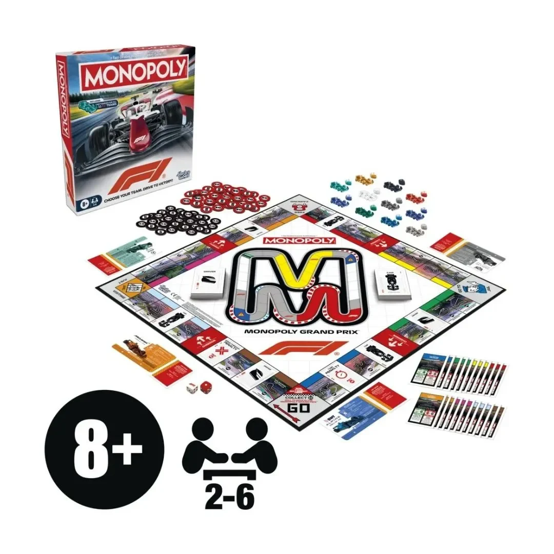Monopoly Edición F1 Juego De Mesa Hasbro Games2