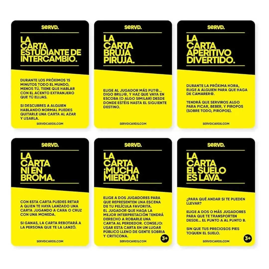 Servd - El divertido Juego de Cartas para Amigos3