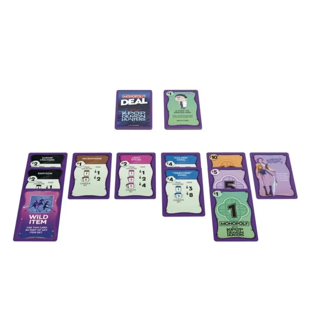Monopoly Deal: Juego de Cartas KPOP Demon Hunters3
