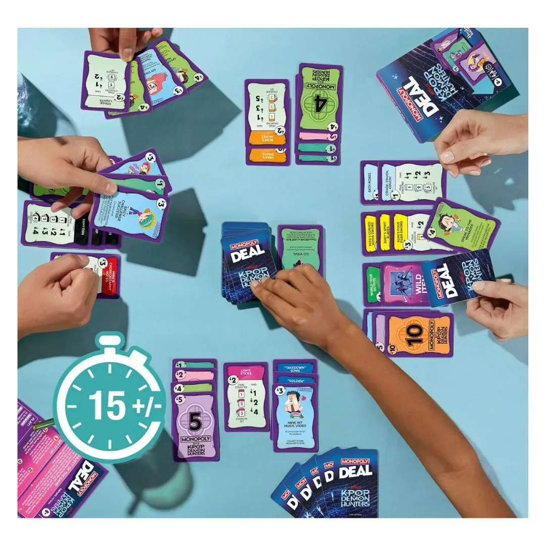 Monopoly Deal: Juego de Cartas KPOP Demon Hunters5