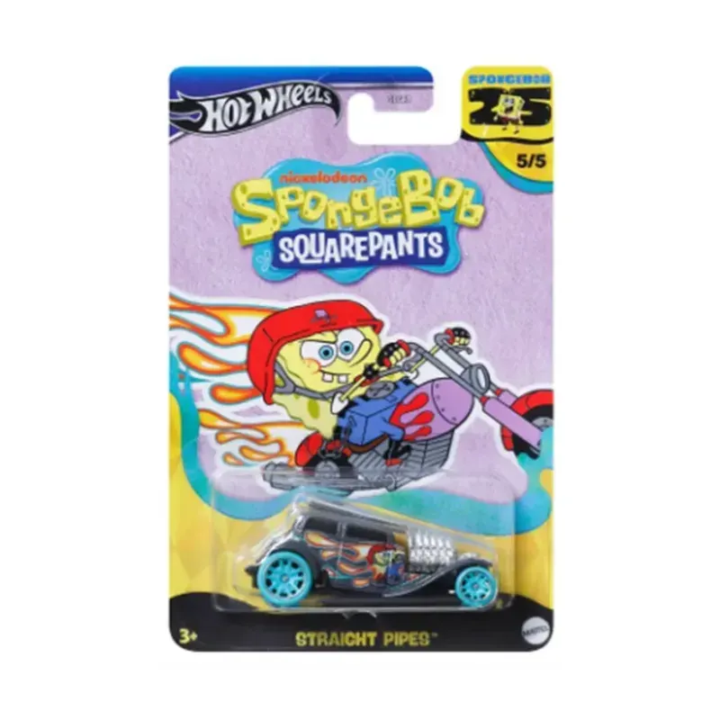 Hot Wheels Bob Esponja Colección Spongebob Squarepants Blister X12