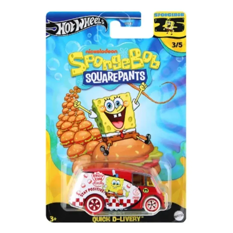 Hot Wheels Bob Esponja Colección Spongebob Squarepants Blister X13
