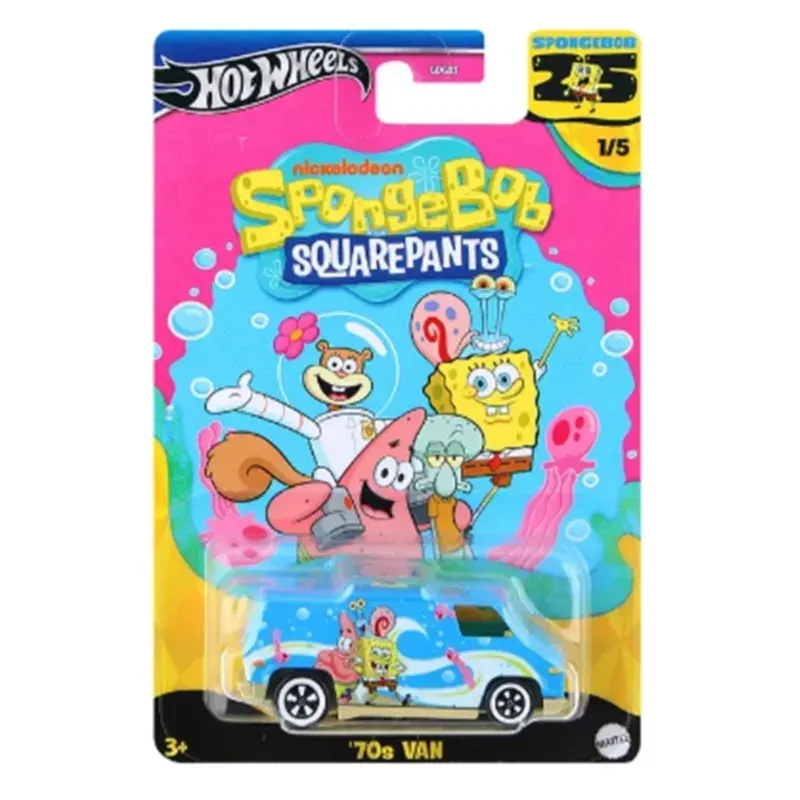 Hot Wheels Bob Esponja Colección Spongebob Squarepants Blister X15