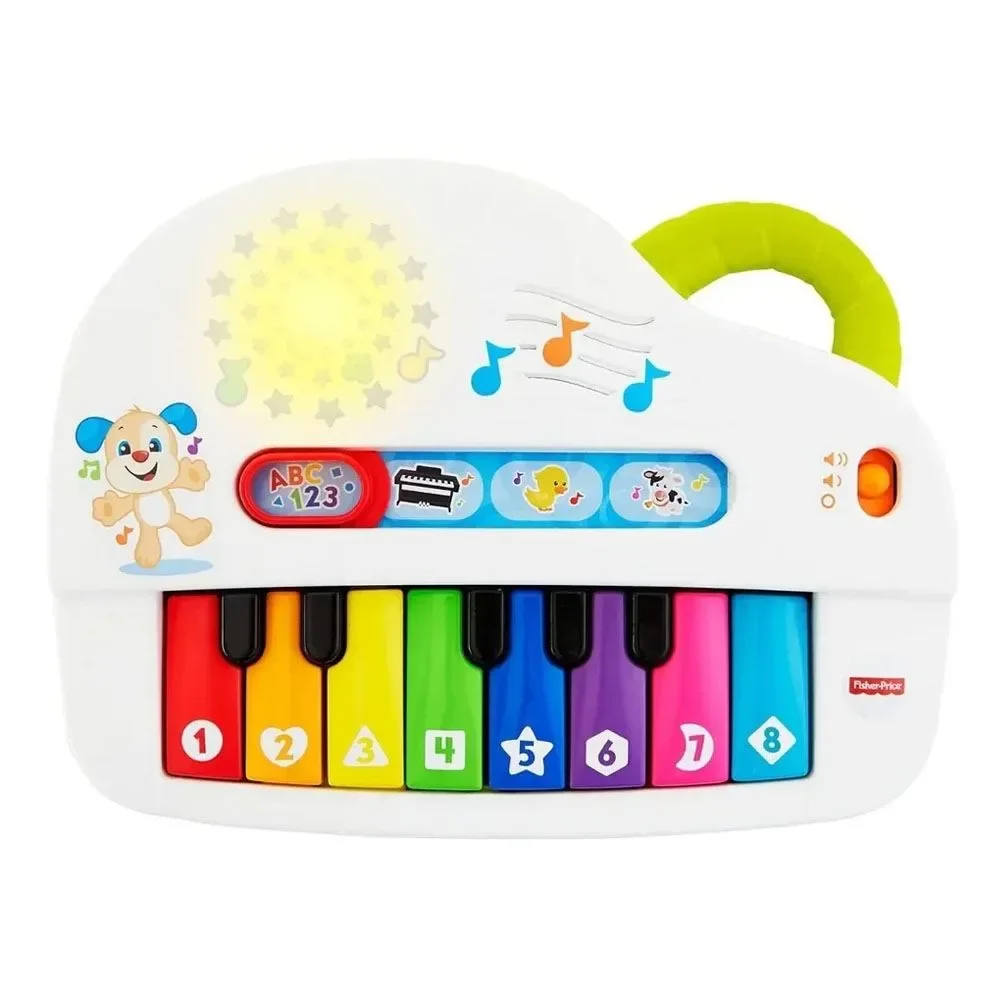 Fisher Price Ríe y Aprende Perrito Piano Sonidos Divertidos2