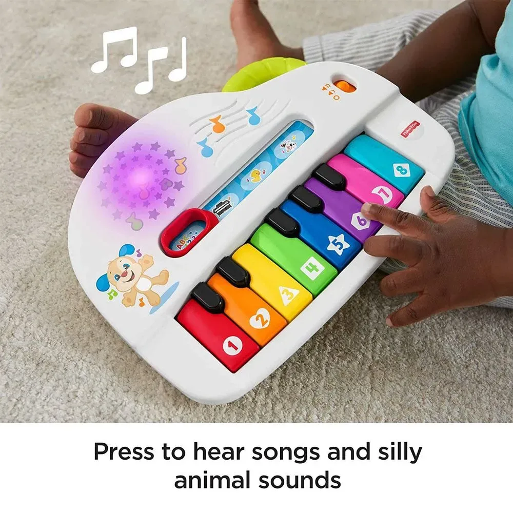 Fisher Price Ríe y Aprende Perrito Piano Sonidos Divertidos5