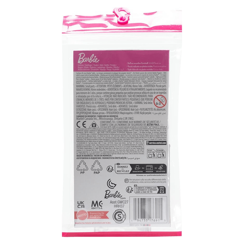 Barbie Fashion Pack - Looks Purple Top And Shirt3