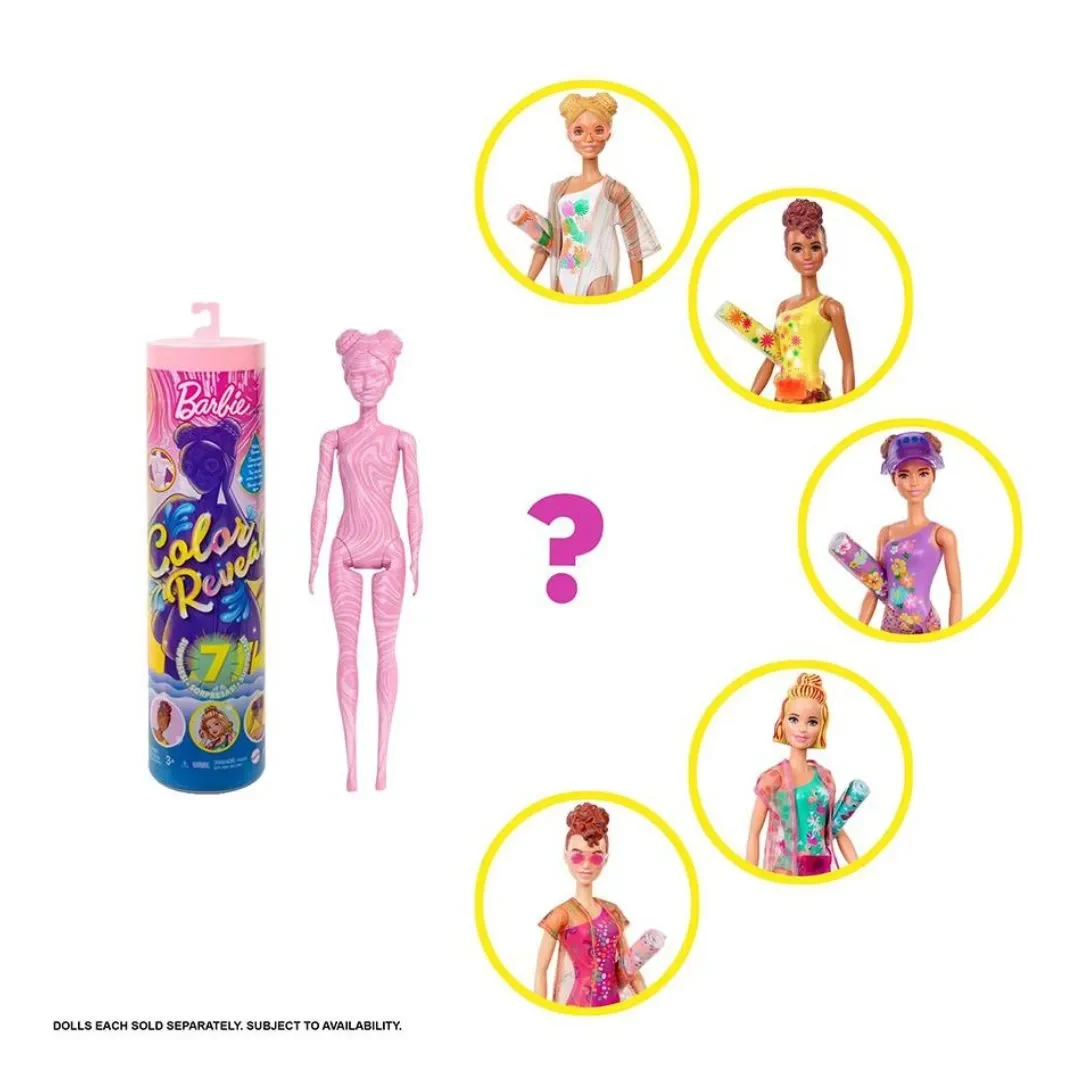 Barbie Boneca Color Reveal Arena y sol Mattel2