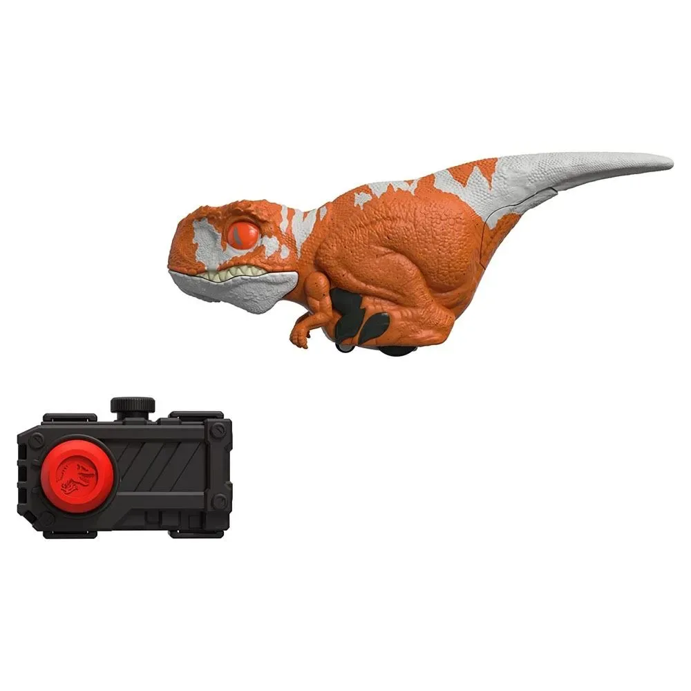 Jurassic World Dominion Clicker Tracker Atrociraptor Naranja 2