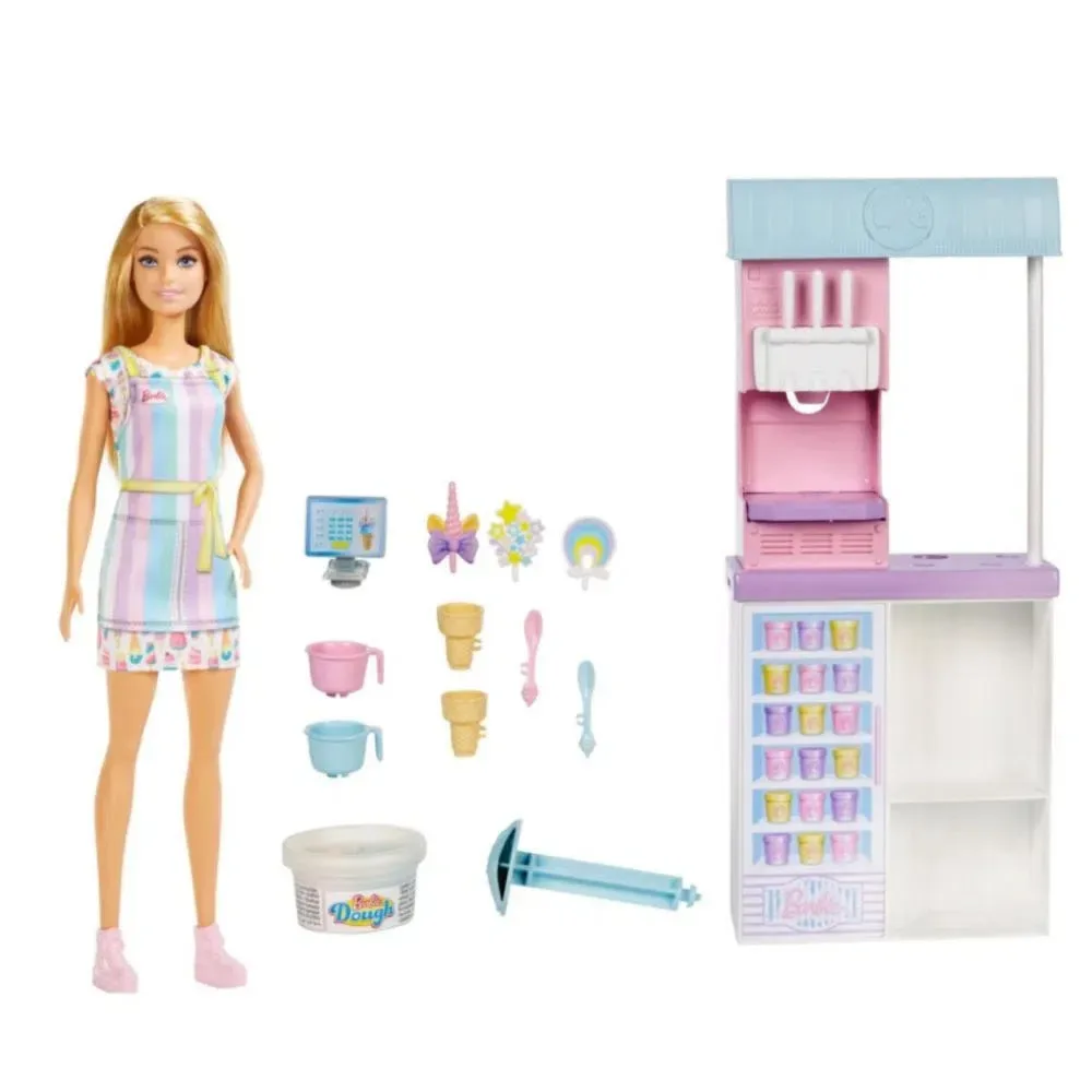 Barbie Set Heladería con Muñeca2
