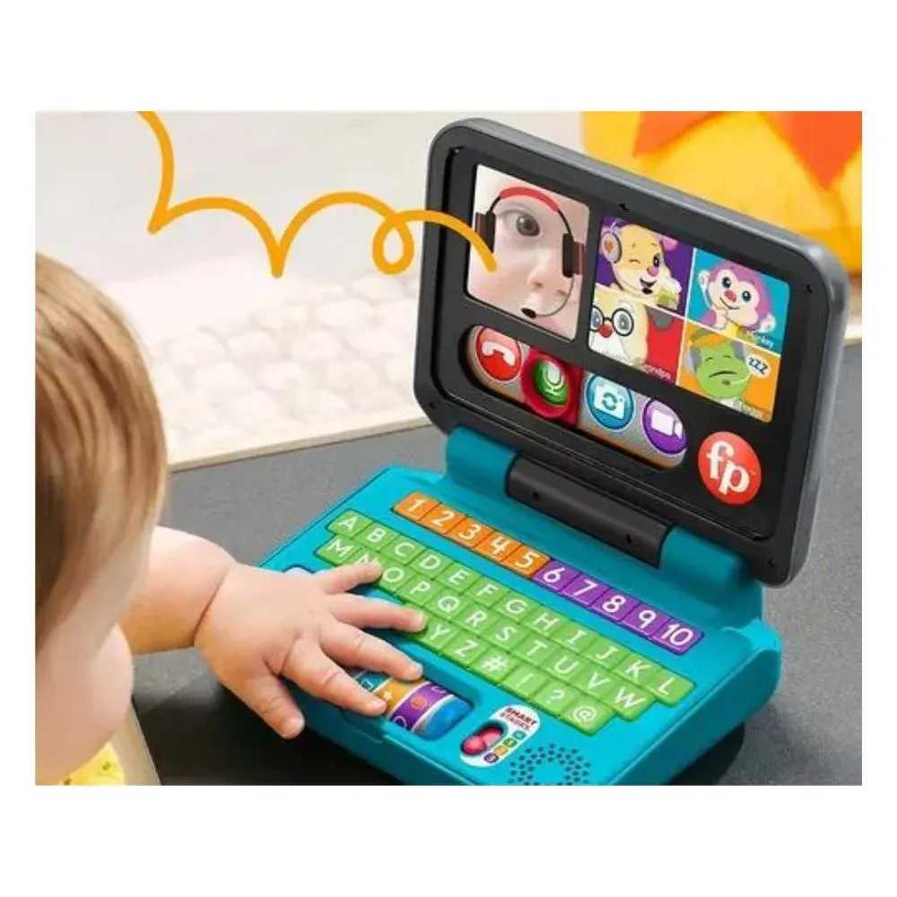Fisher Price Ríe Y Aprende Mi Primer Laptop De Aprendizaje5