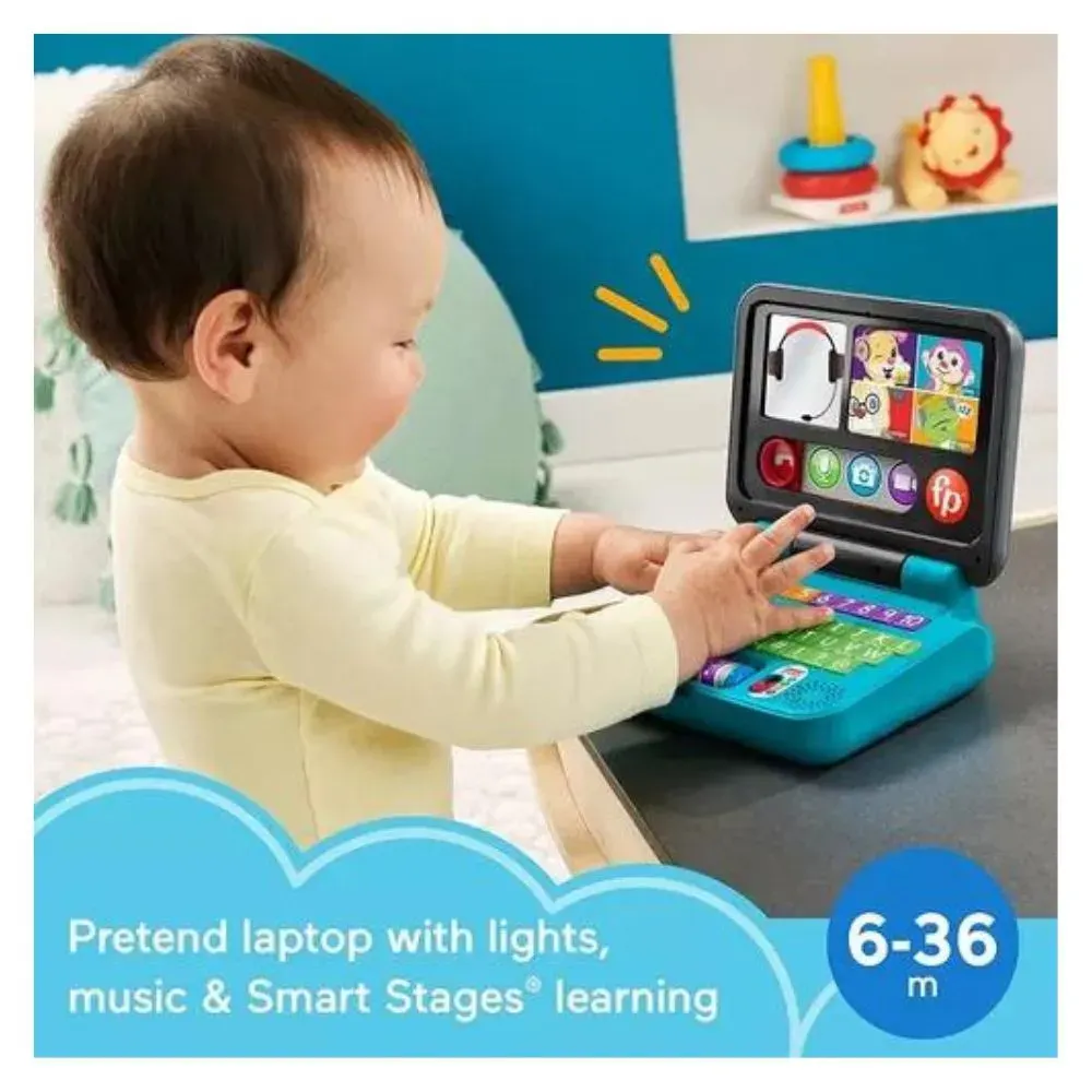 Fisher Price Ríe Y Aprende Mi Primer Laptop De Aprendizaje6