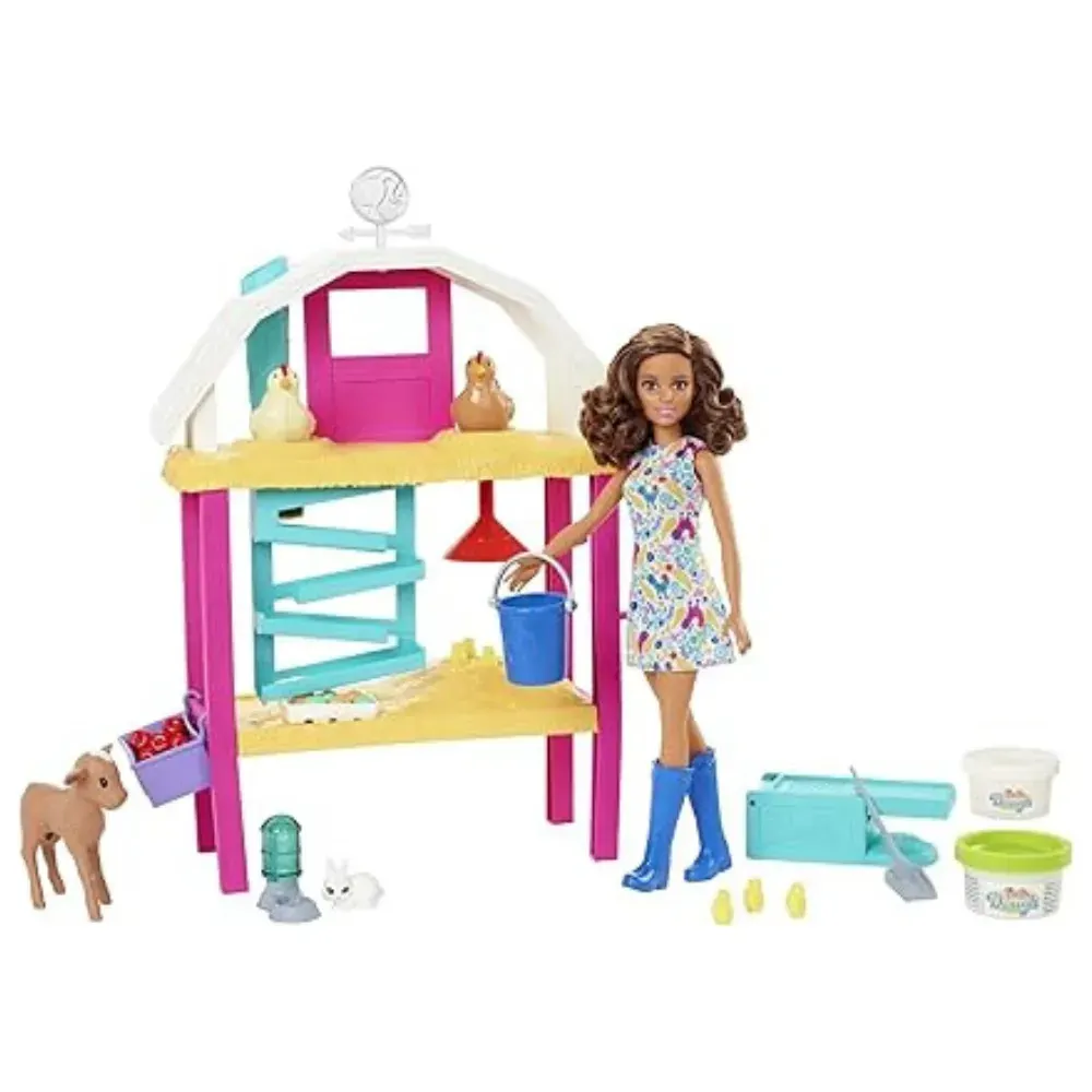 Muñeca Barbie Set De Diversión En La Granja2
