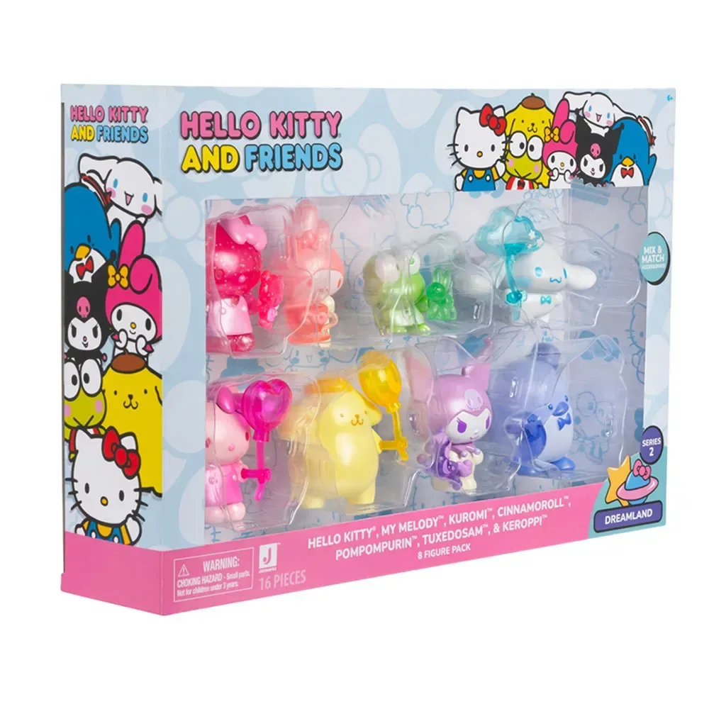 Pack x8 Figuras Hello Kitty and Friends3