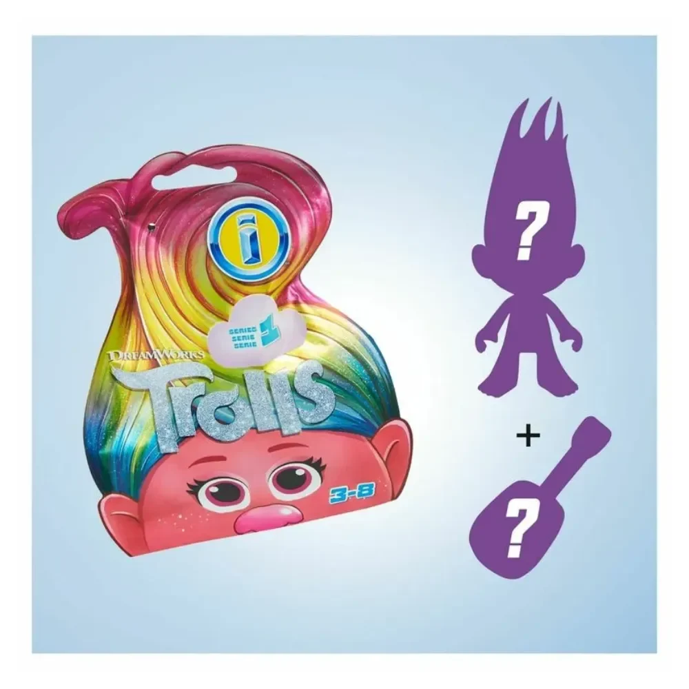 Figura Trolls Personaje Sorpresa Imaginext x1UND3