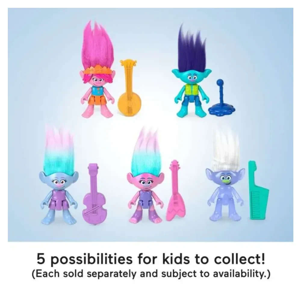 Figura Trolls Personaje Sorpresa Imaginext x1UND4