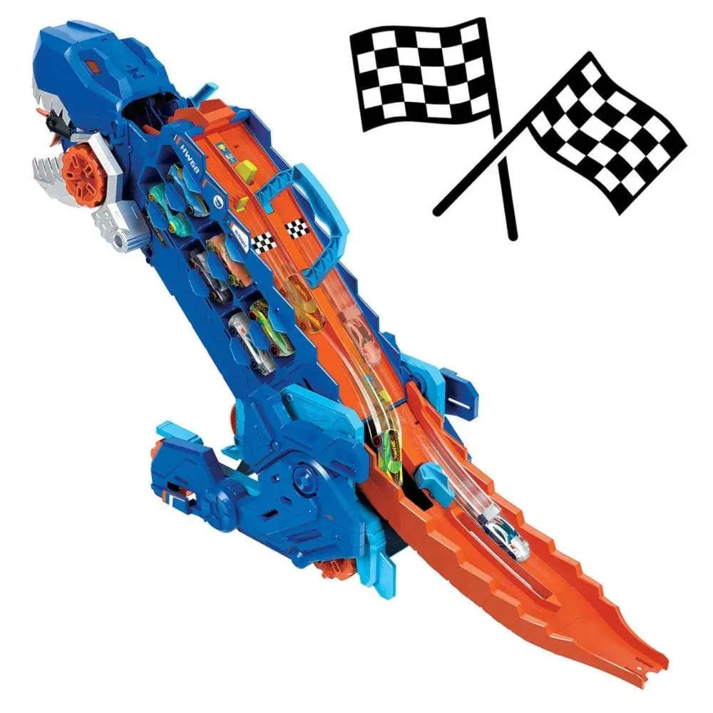 Hot Wheels City Súper Remolque De T-Rex2