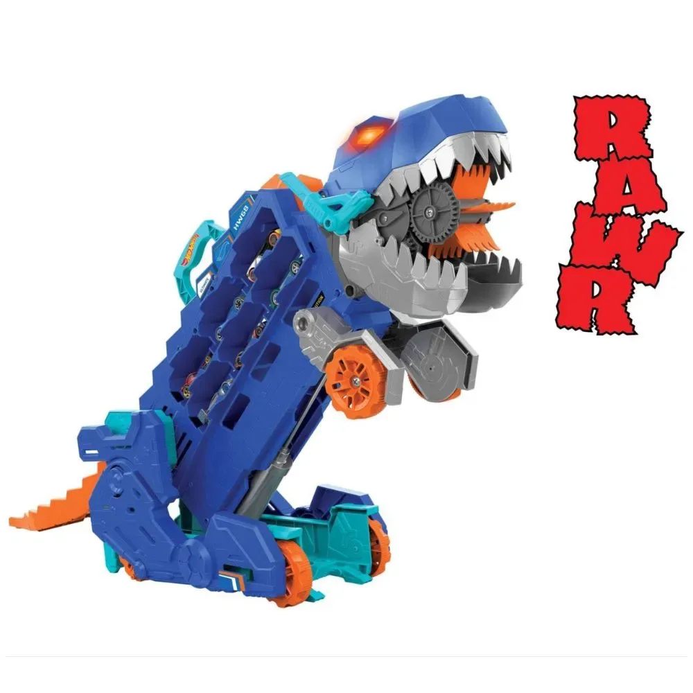 Hot Wheels City Súper Remolque De T-Rex3