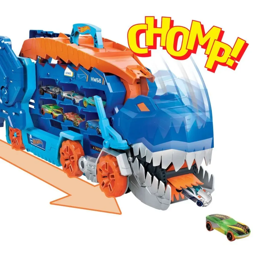Hot Wheels City Súper Remolque De T-Rex5