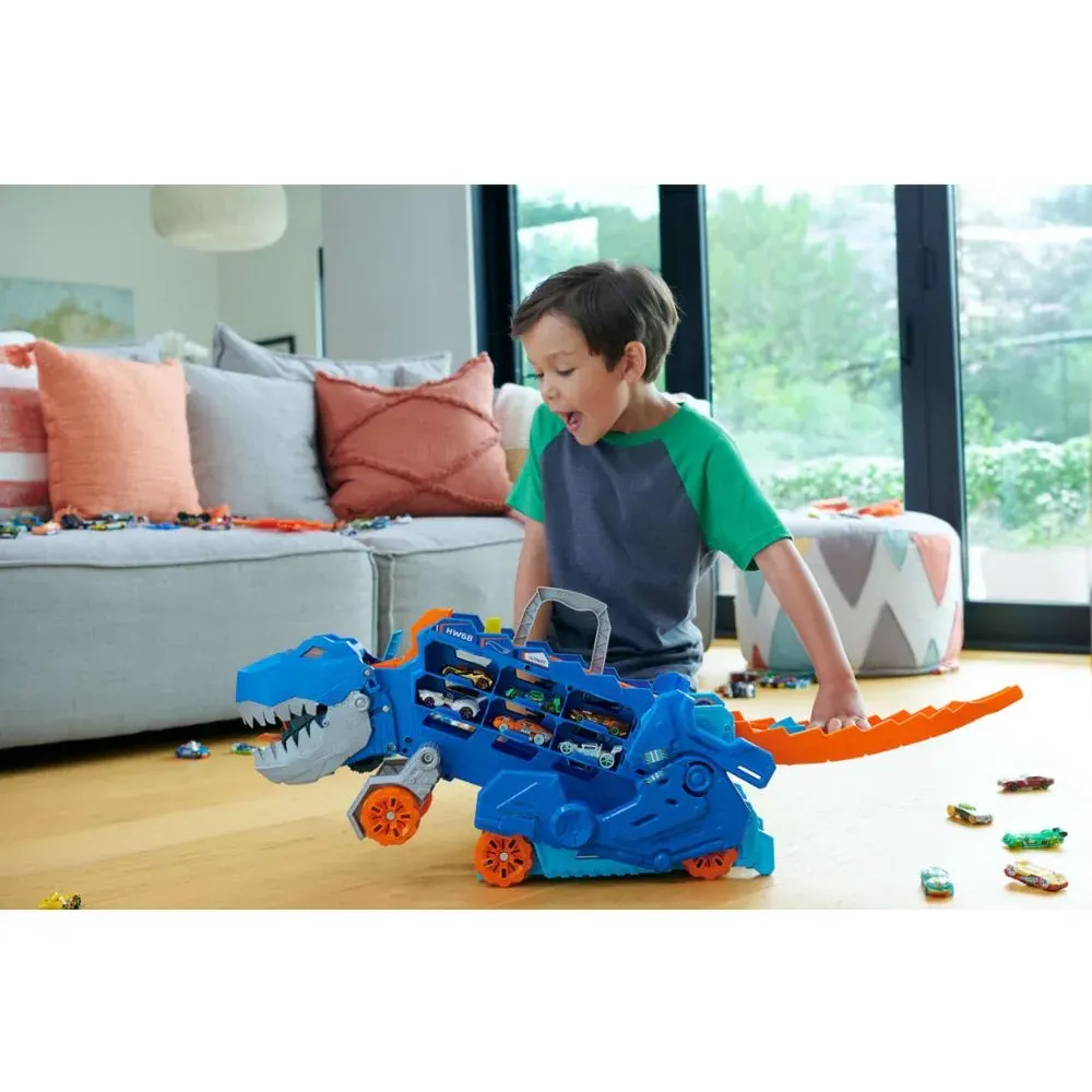 Hot Wheels City Súper Remolque De T-Rex6