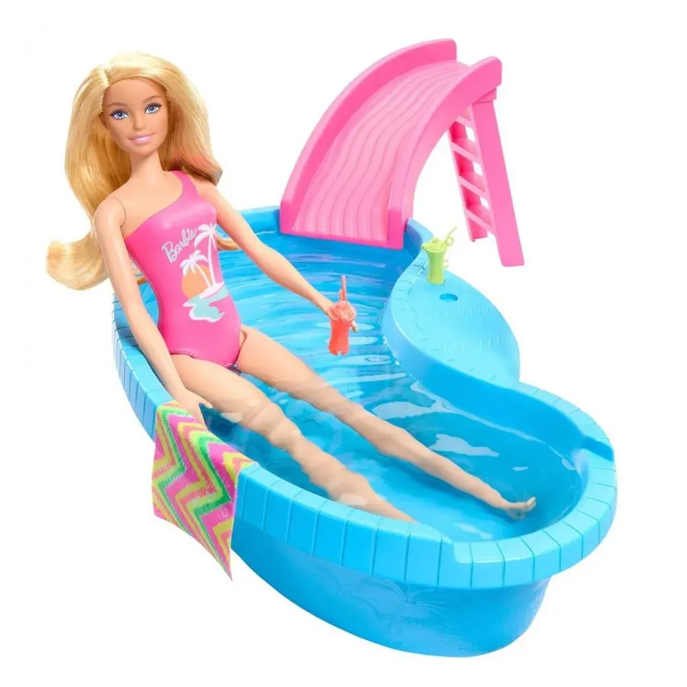 Barbie Alberca Glam Con Muñeca3