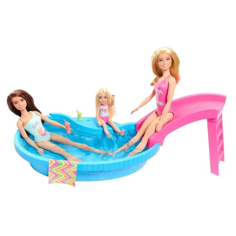 Barbie Alberca Glam Con Muñeca4