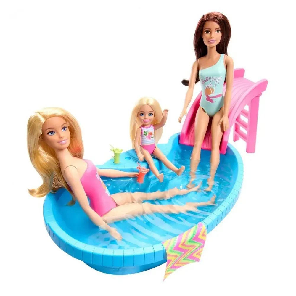 Barbie Alberca Glam Con Muñeca5