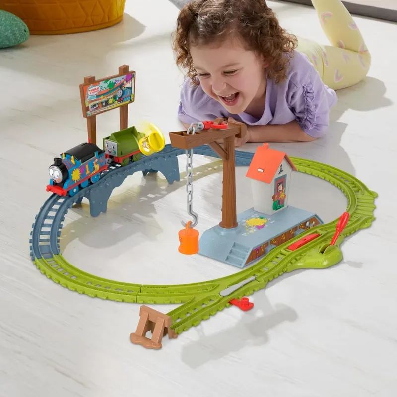 Thomas and Friends Pista de Entrega de Pintura6