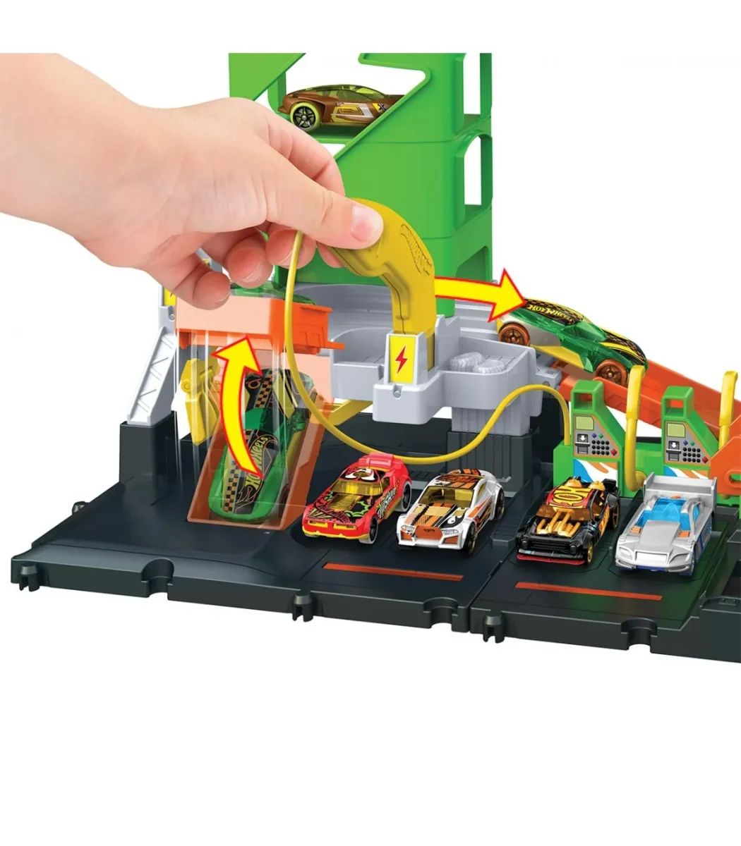 Hot Wheels City Super Estación de Gasolina4
