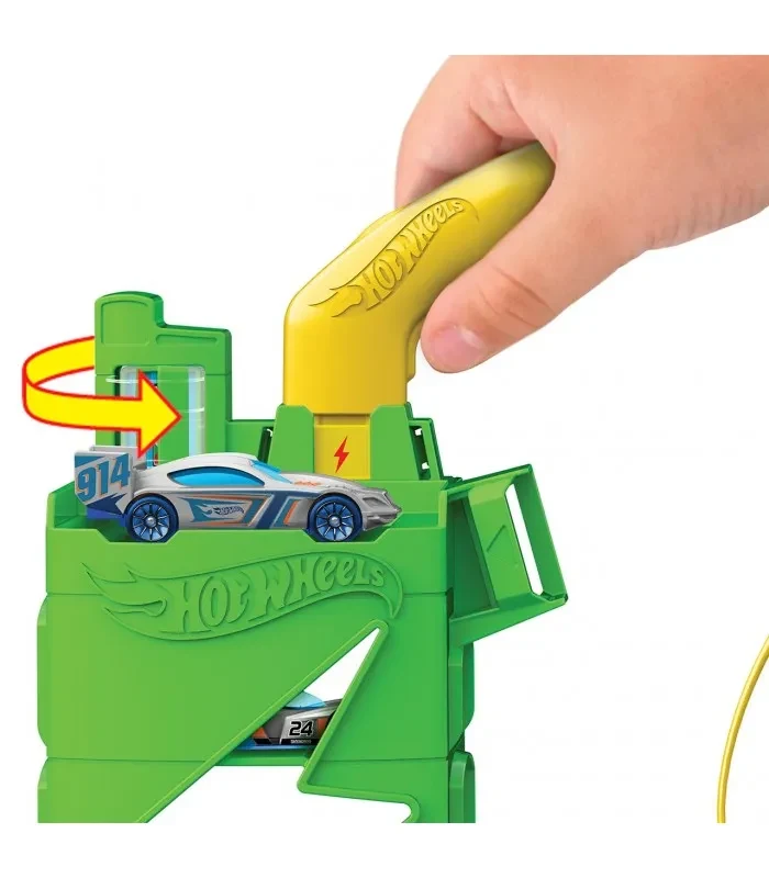 Hot Wheels City Super Estación de Gasolina5
