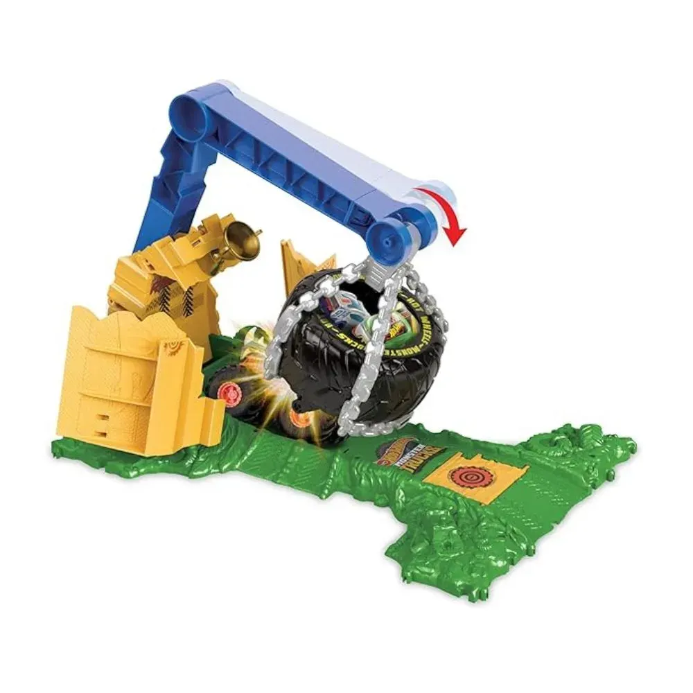 Hot Wheels Monster Trucks Pista Reto en la Selva4