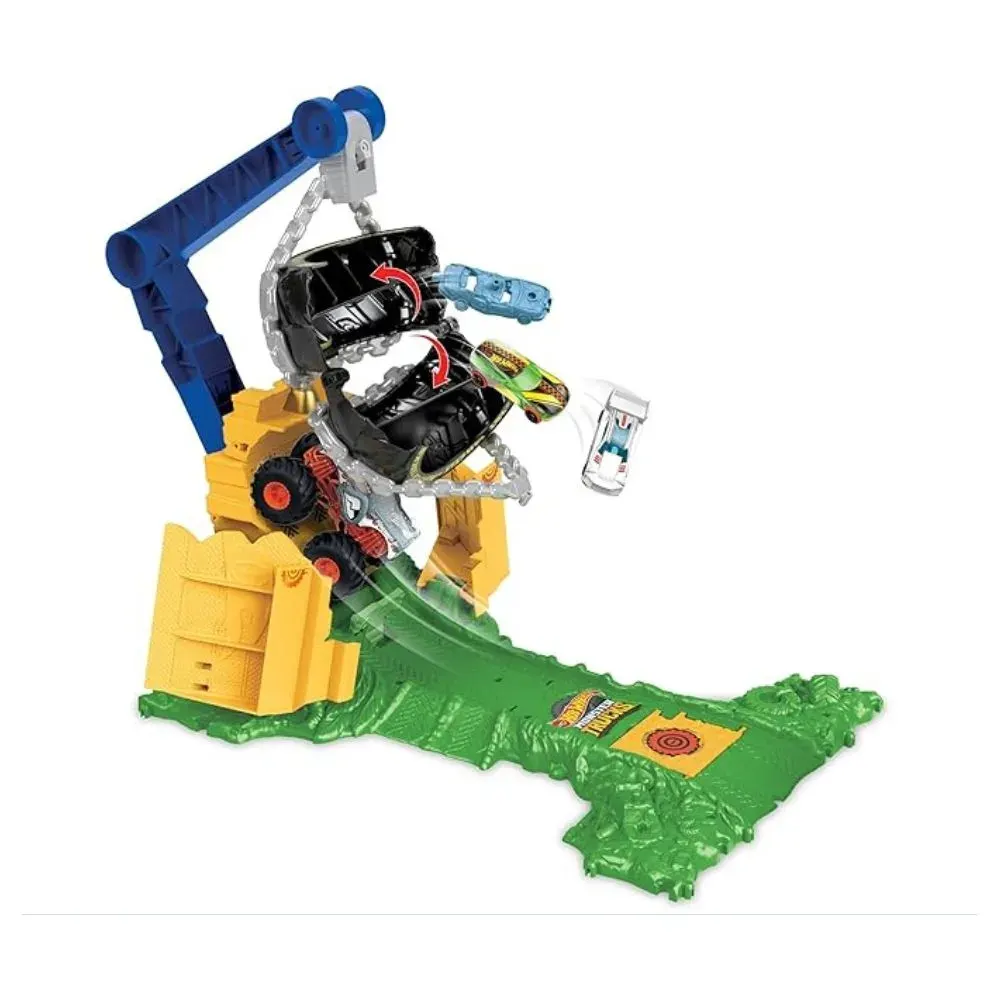 Hot Wheels Monster Trucks Pista Reto en la Selva5