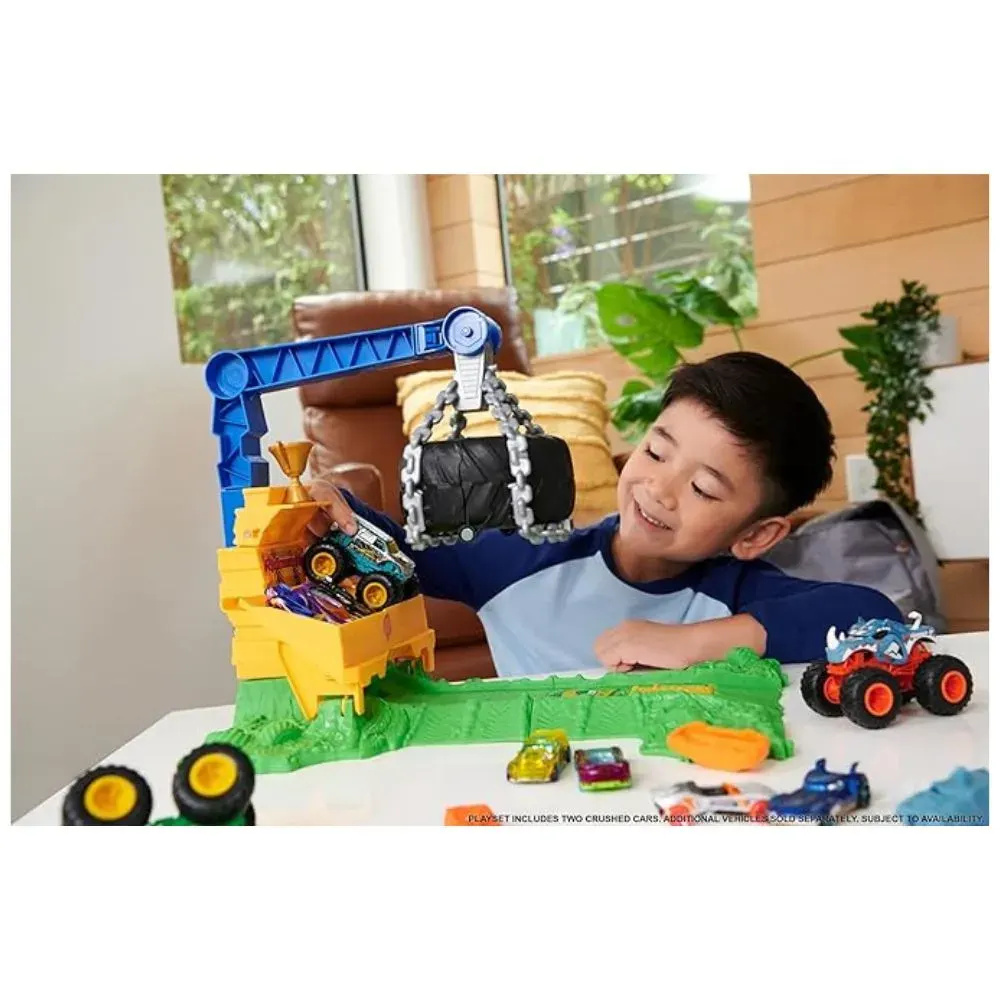 Hot Wheels Monster Trucks Pista Reto en la Selva6